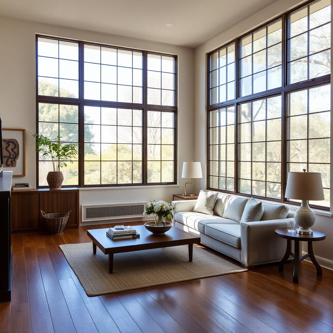 Sunlit California interior
